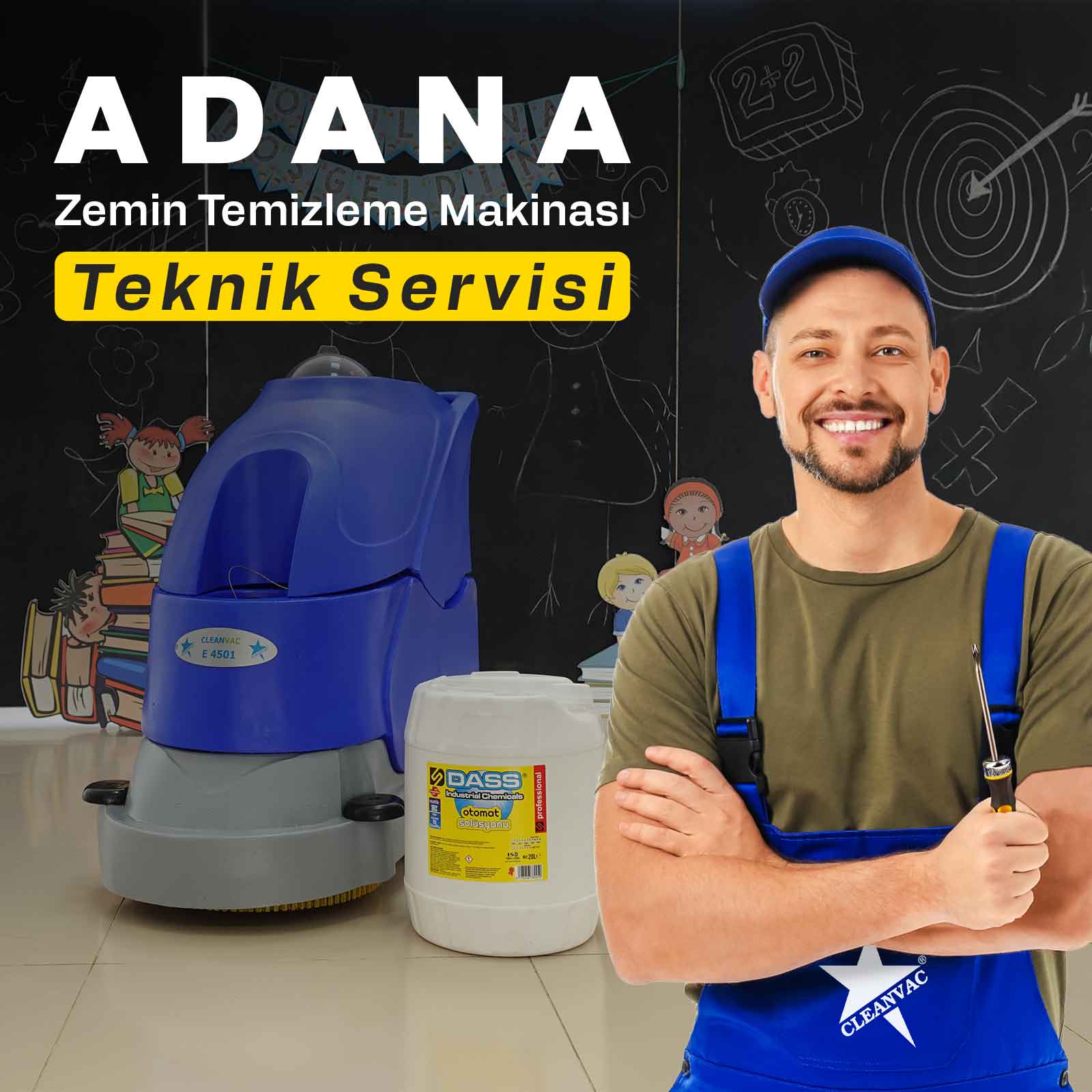 Adana Zemin Temizleme Makinası Teknik Servis