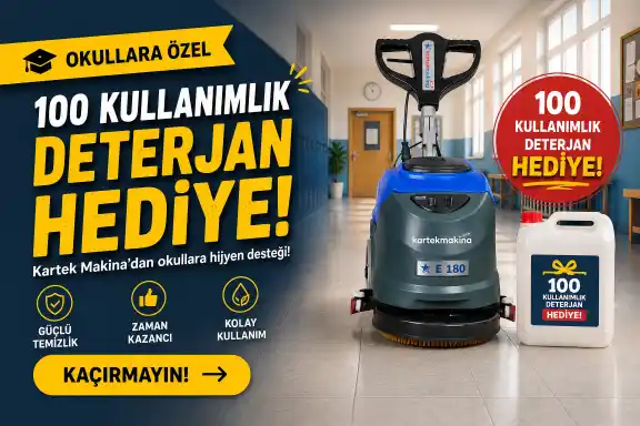 Zemin temizleme makinesi kampanya