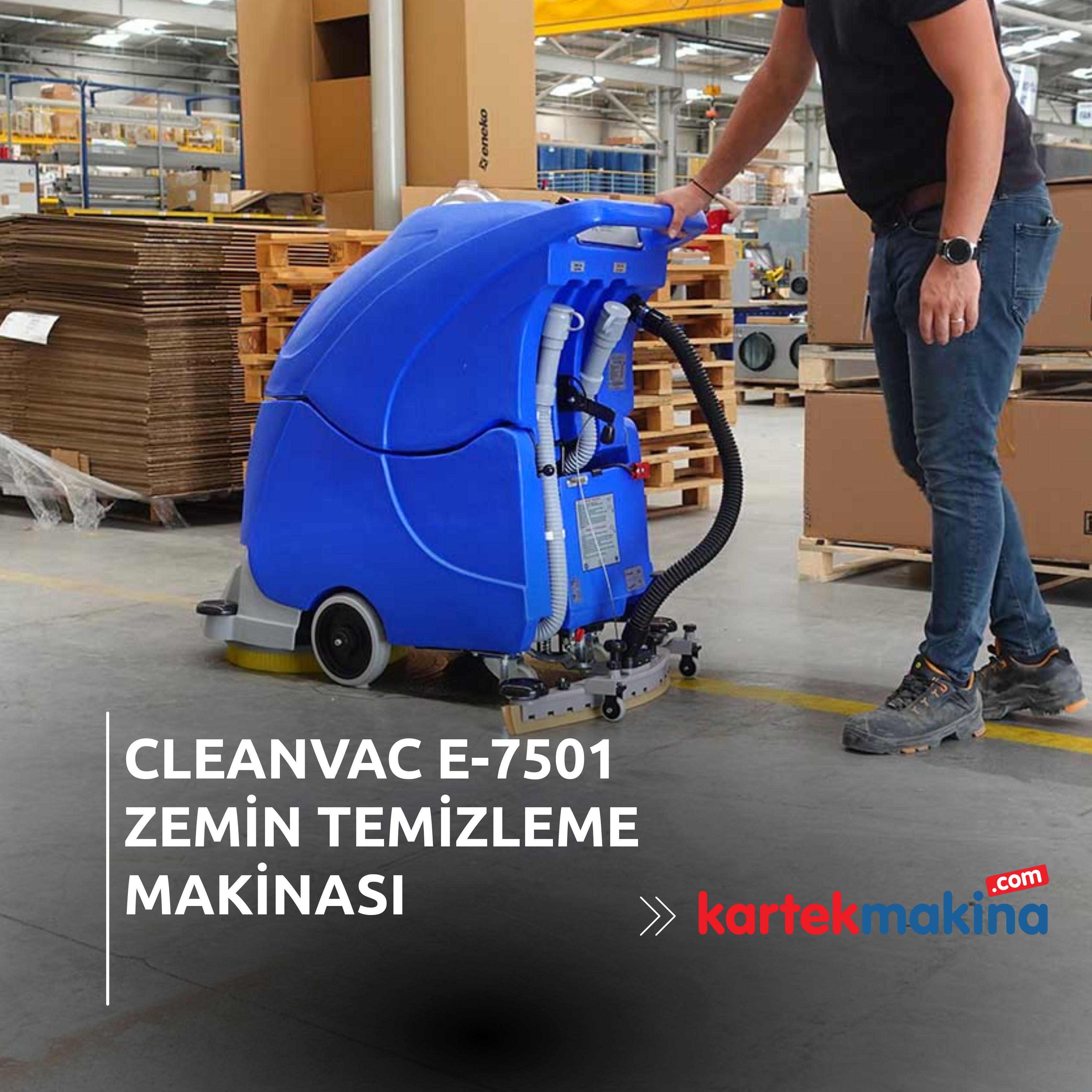 CLEANVAC E 7501 Електрична машина за перење подови