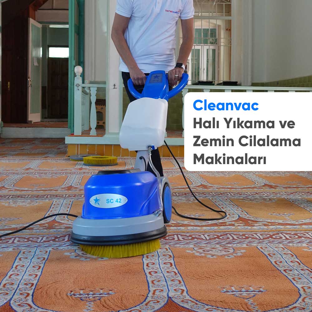 Manuel Halı Yıkama Makinesi Fiyatları ve Özellikleri Cleanvac SC Serisi