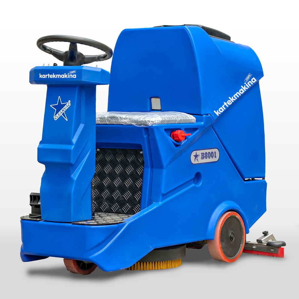 Ride-on Floor Scrubber Cleanvac B9001