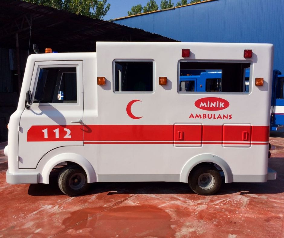 Ambulancë loder për fëmijë me bateri