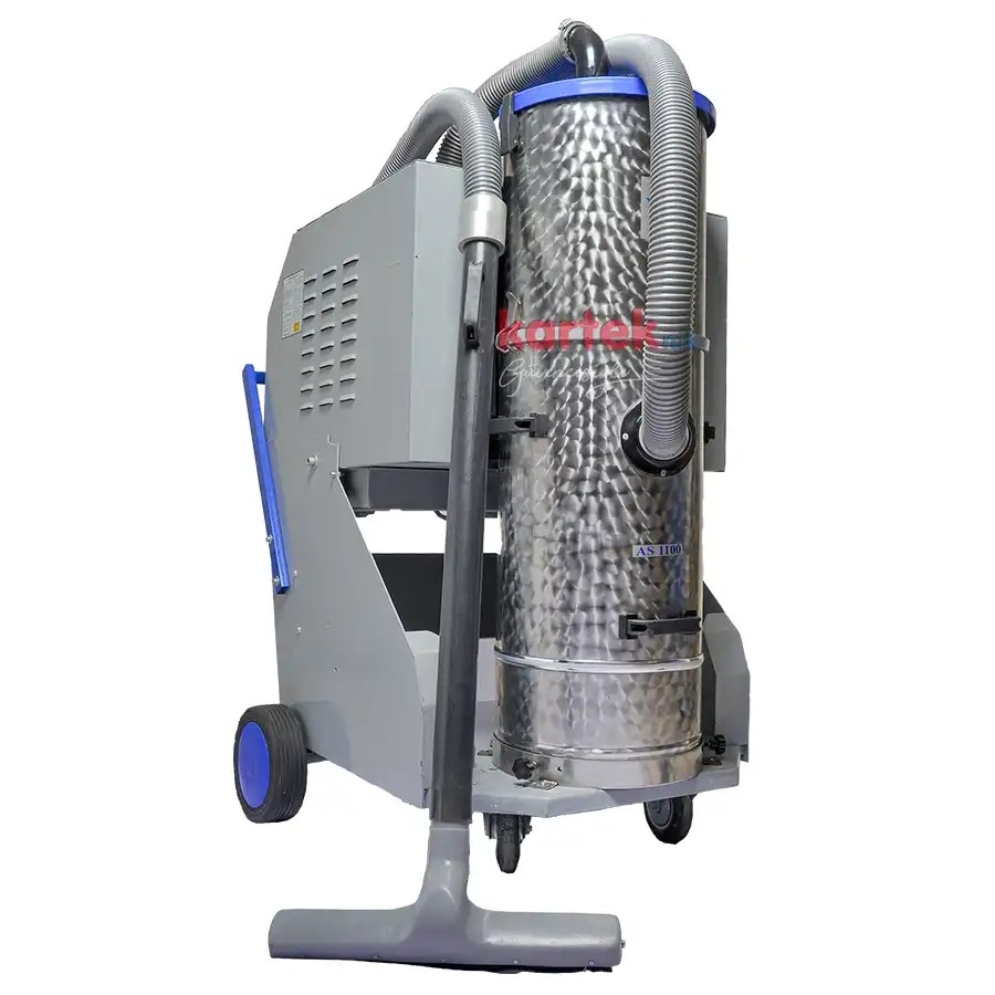 180 Liter Industrial Three Phase Vacuum Machine Cleanvac AS-1500