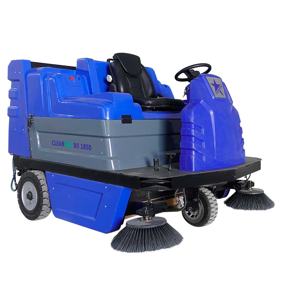 Cleanvac BS1850 Battery Wide Area Sweeper