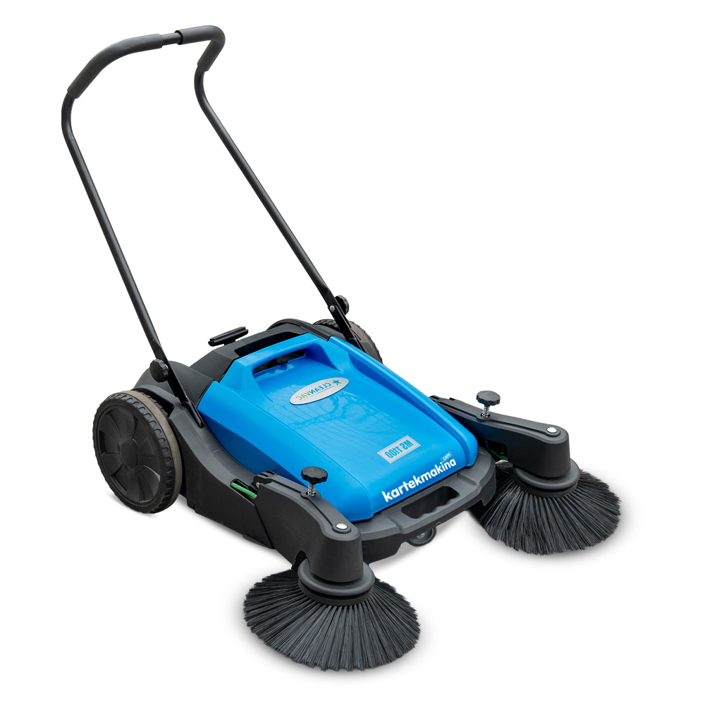 CLEANVAC BS1450 BS 1450 K Чистач на голема површина со корпа за ѓубре - Sweeper