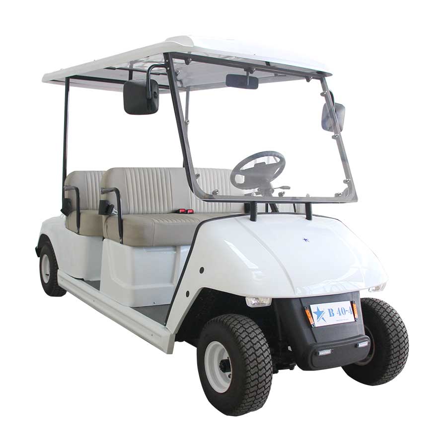 Cleanvac B40-4 Battery Powered 4 Seated Golf Cart