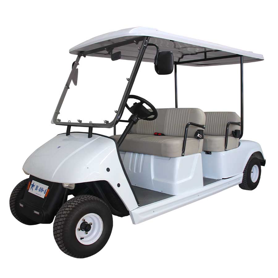 Cleanvac B40-4 Battery Powered 4 Seated Golf Cart
