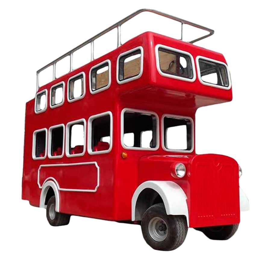 حافلة سفر أطفال لندن مع بطارية CLEANVAC LONDON BUS