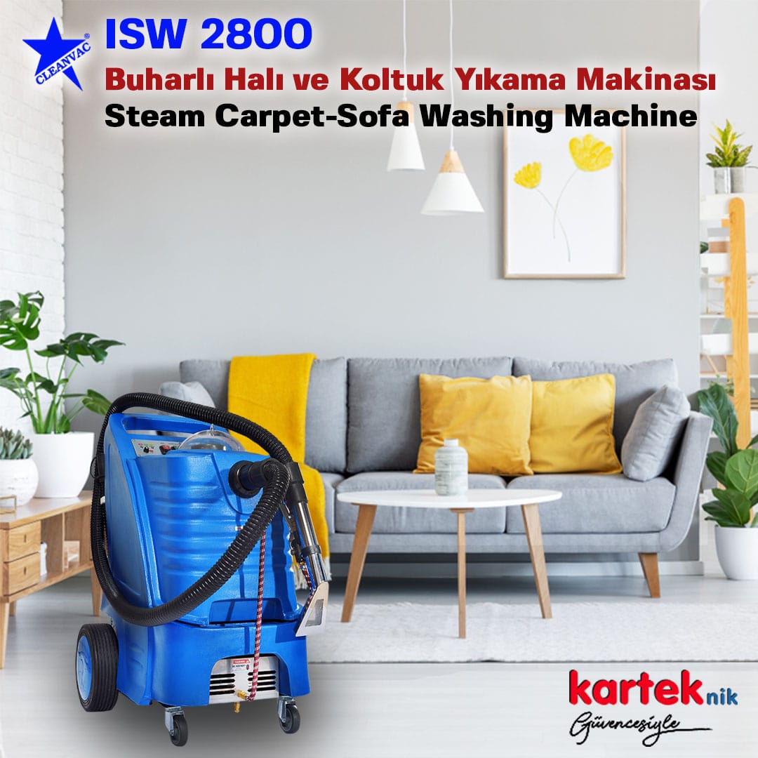 Cleanvac ISW 2800 Carpet and Seat Washing Machine with Hot-Cold Water