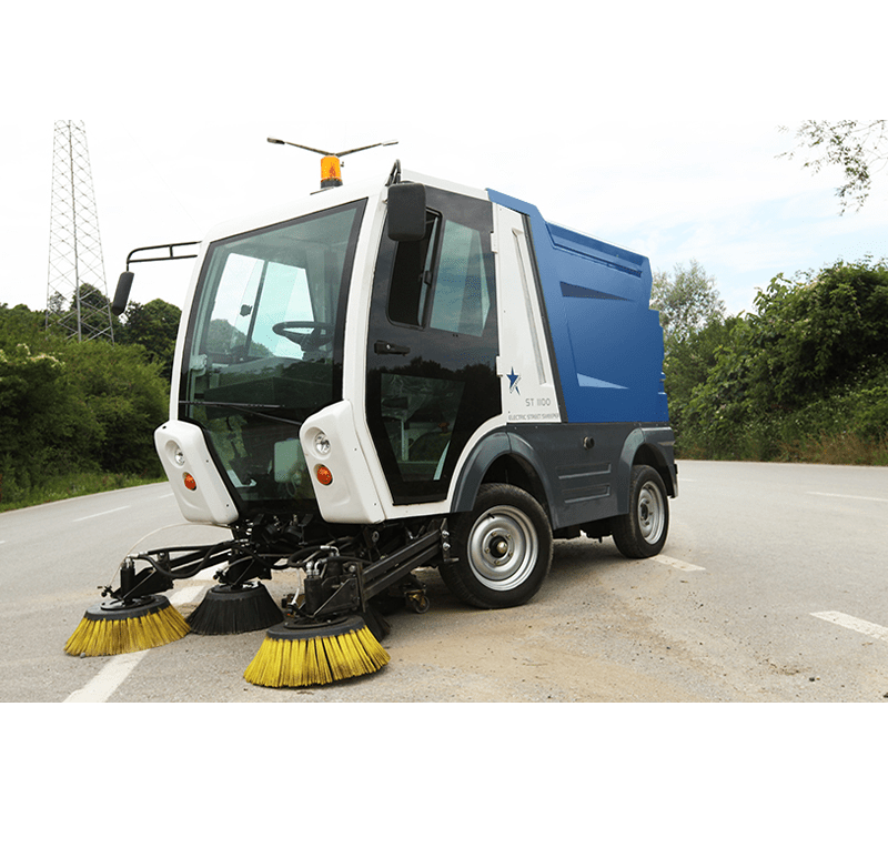 Elektrikli Yol ve Sokak Süpürme Aracı Cleanvac ST-4000